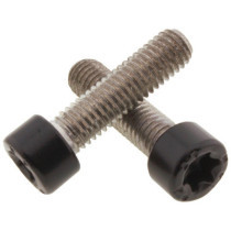  Mirror Clamp Screw Kit Satin Black Powder Coated 