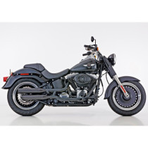  Performance Slip-On Muffler For Softail High Black Powder Coated 