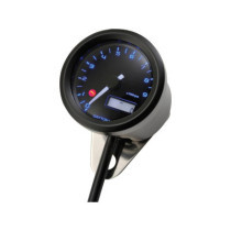 Velona Tachometer 48 mm, Stainless Steel Black Paint Tachometer