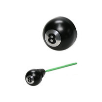  8-Ball Oil Tank Plug Cap Black 