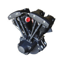  Shovelhead 96" Blackout Engine Black Powder Coated 