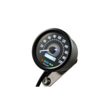  Velona60 Speedometer Scale: 200 mph  200 km/h, with Indicators Black Stainless Steel 