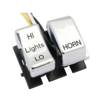  82-95 Early-Style Replacement Horn and Dimmer Switch Dimmer/Horn Switch Chrome 