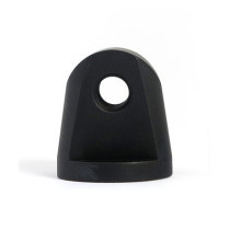 Straight cone headlamp mount block. Black