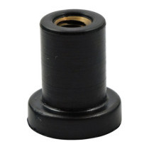 Neoprene well nut, 1/4-20 threaded