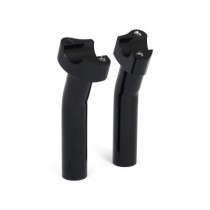 Forged aluminum risers pullback, 5-3/4" rise. Black