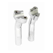 Forged aluminum risers pullback, 5-3/4" rise. Chrome