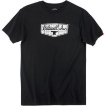 TEE BW SHIELD BLK SM