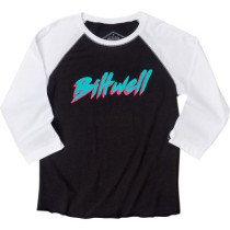 TEE 1985 RAGLAN B/W SM