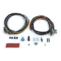 Handlebar wire & switch kit. Black switches