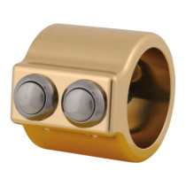  CCE, Switch Housing Kit, 1" Diameter Handle Bar, Dual Button, Billet Aluminum, Bronze Switch Housing Dual button 