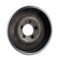 BRAKE DRUM FRONT, CHROME PLATED