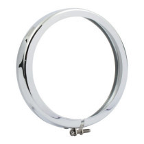 Late style spotlamp trim ring. 4". Chrome