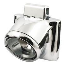 7" headlamp housing kit. Chrome