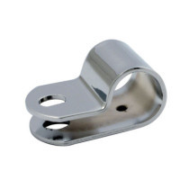 Spotlamp / passing lamp mounting clamp. Chrome