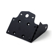 Side mount license plate bracket. Black