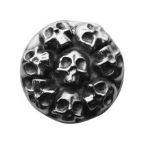  Multi Skull Gas Cap Cover Polished 