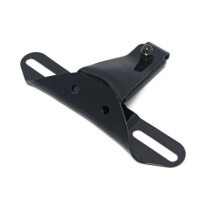 License plate bracket OEM style, 2-hole. Black