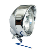 T-Bone spotlamp. 3-1/2". Clear glass lens. With visor