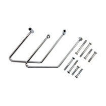 Saddlebag support kit. Chrome