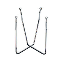 Saddlebag support kit. Chrome