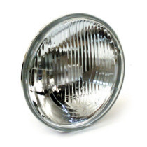 Headlamp unit H4. Ribbed lens. 7"