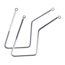 Saddlebag support kit. Chrome