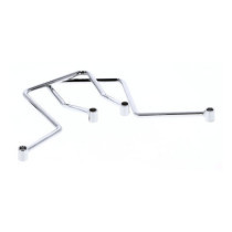 Saddlebag support kit. Chrome