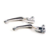 Handlebar lever set, 93-up style. Polished