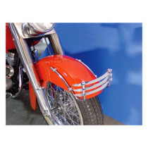 Front fender rail ''Cheese Grater''. Chrome