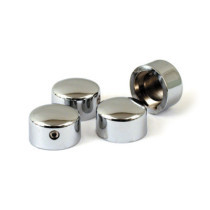 Head bolt cover kit. Smooth, chrome