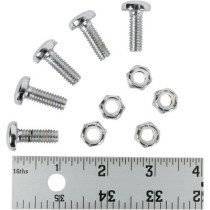 NUT KIT/ROTOR BOLT KIT TORX® 5/16"-18 X 7/8"  CUSTOM REPLACEMENT CHROME NATURAL