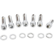 TOP COVER BOLT KIT SMOOTH STEEL CUSTOM REPLACEMENT CHROME NATURAL