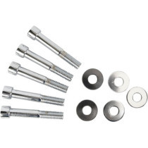 SPROCKET FASTENING KIT SMOOTH  STEEL CUSTOM REPLACEMENT CHROME NATURAL