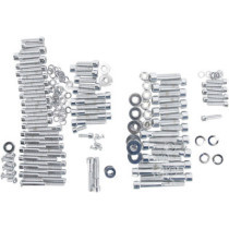 MOTOR BOLT SET SMOOTH STEEL CUSTOM REPLACEMENT CHROME NATURAL