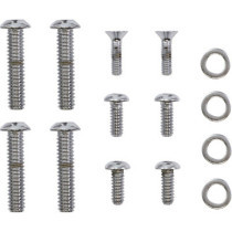 SWITCH HOUSING BOLT KIT SMOOTH STEEL CUSTOM REPLACEMENT CHROME NATURAL