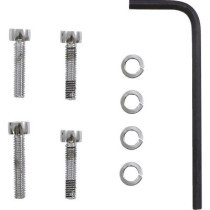 CARBURETOR BOLT KIT CUSTOM REPLACEMENT UPPER CHROME NATURAL