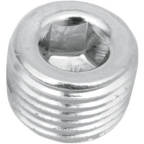 OIL PUMP PLUG 1/8" MALE NPT CUSTOM REPLACEMENT CHROME NATURAL