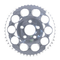 REAR SPROCKET, CHROME. 49T