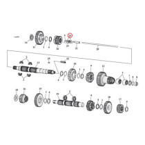 Thrust washer, clutch throw-out bearing