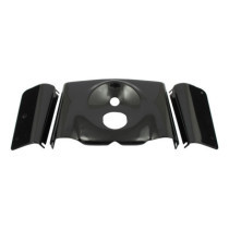 Smooth 3pc fork cover kit. Gloss black