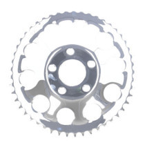 REAR SPROCKET, CHROME. 49T