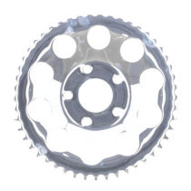 REAR SPROCKET, CHROME. 49T