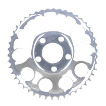 REAR SPROCKET, CHROME. 46T