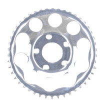 REAR SPROCKET, CHROME. 46T