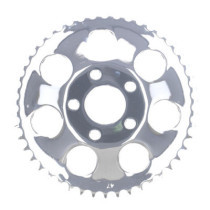 REAR SPROCKET, CHROME. 47T