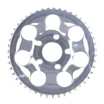 REAR SPROCKET, CHROME. 47T