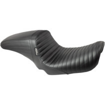 Selle Kickflip Pleated - Dyna de 2004 à 2005 - Noir avec surpiqûres