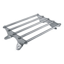 Early style luggage rack. Chrome