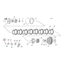 JAM NUT, CLUTCH ADJUSTER